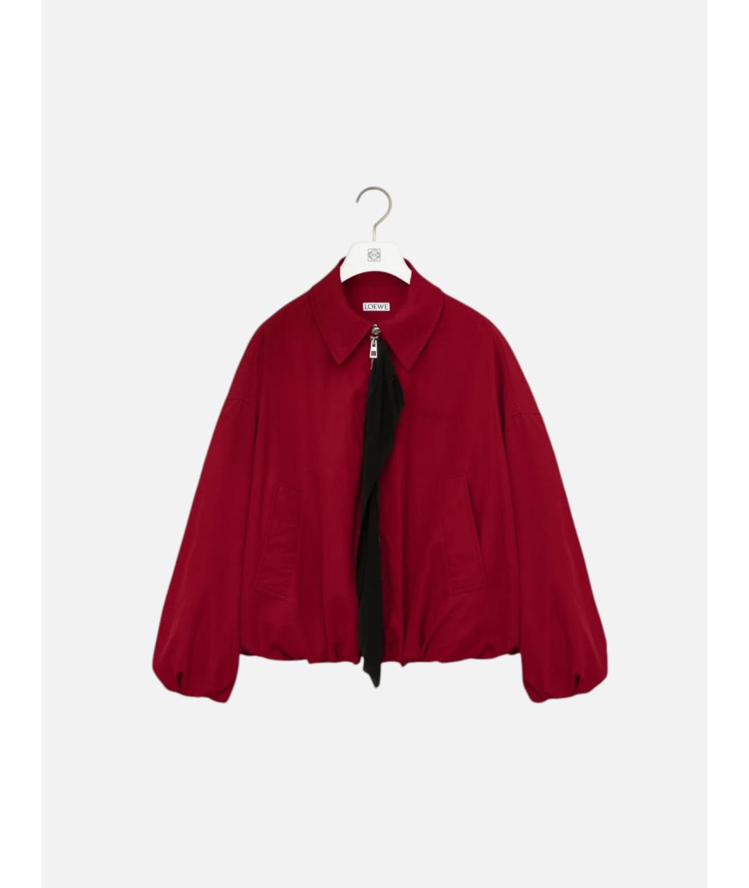 LOEWE Красная полиэстеровая куртка, фото 5