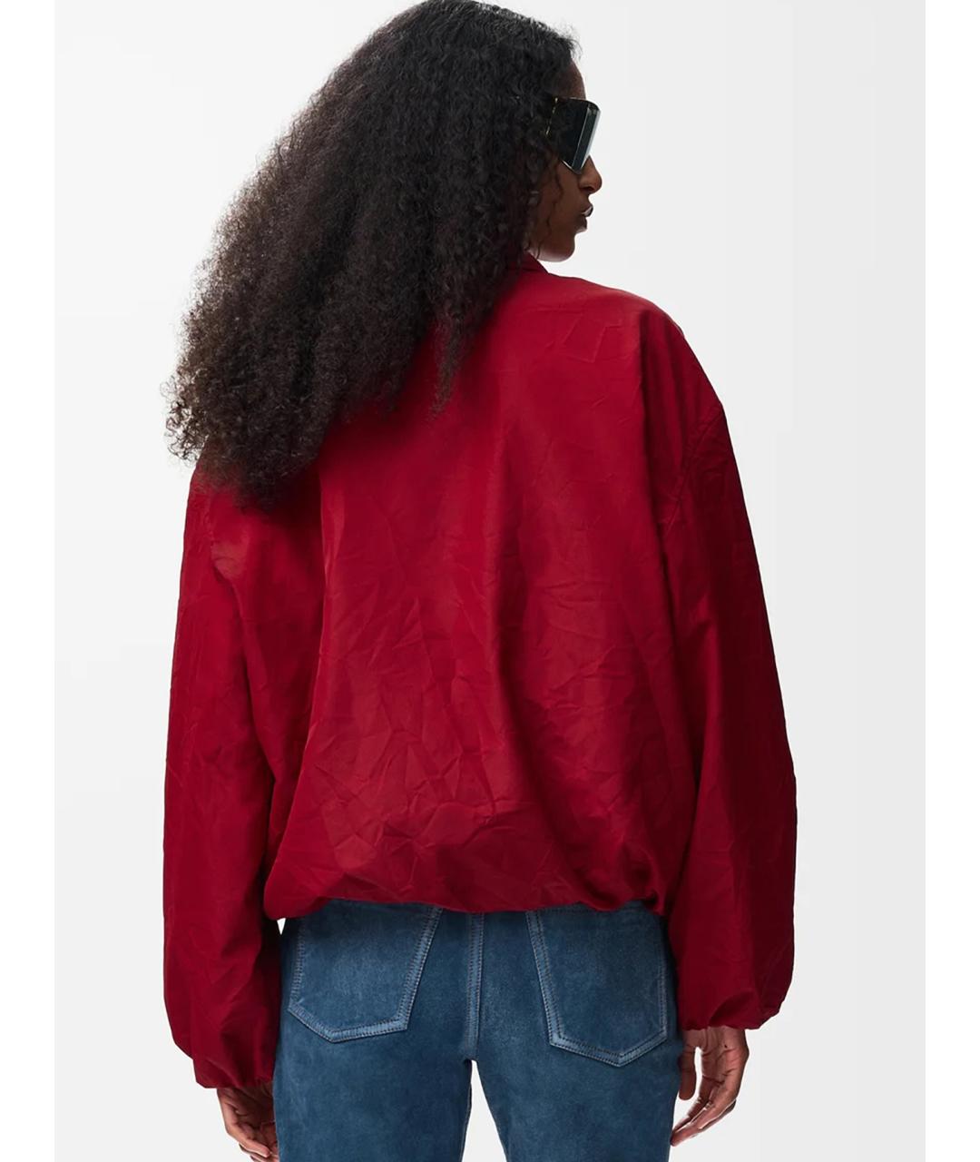 LOEWE Красная полиэстеровая куртка, фото 4