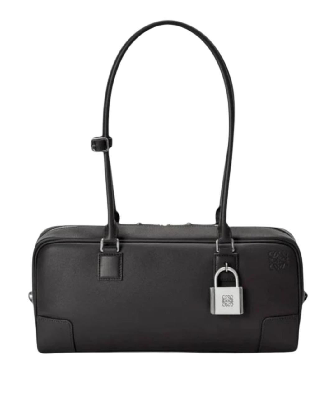 LOEWE Черная кожаная сумка через плечо, фото 1