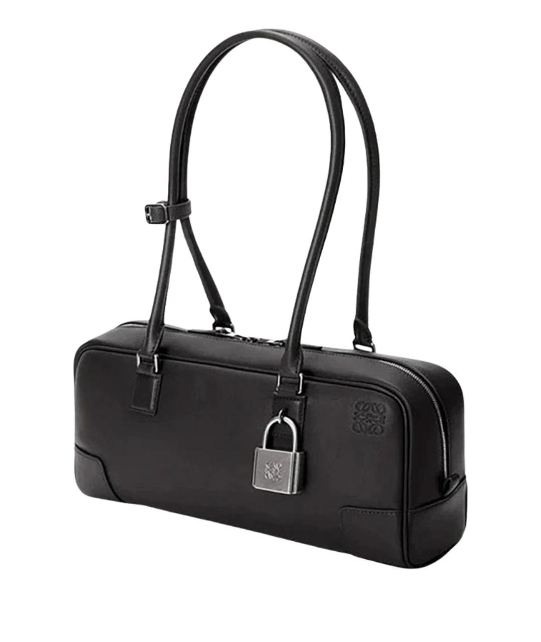 LOEWE Черная кожаная сумка через плечо, фото 2