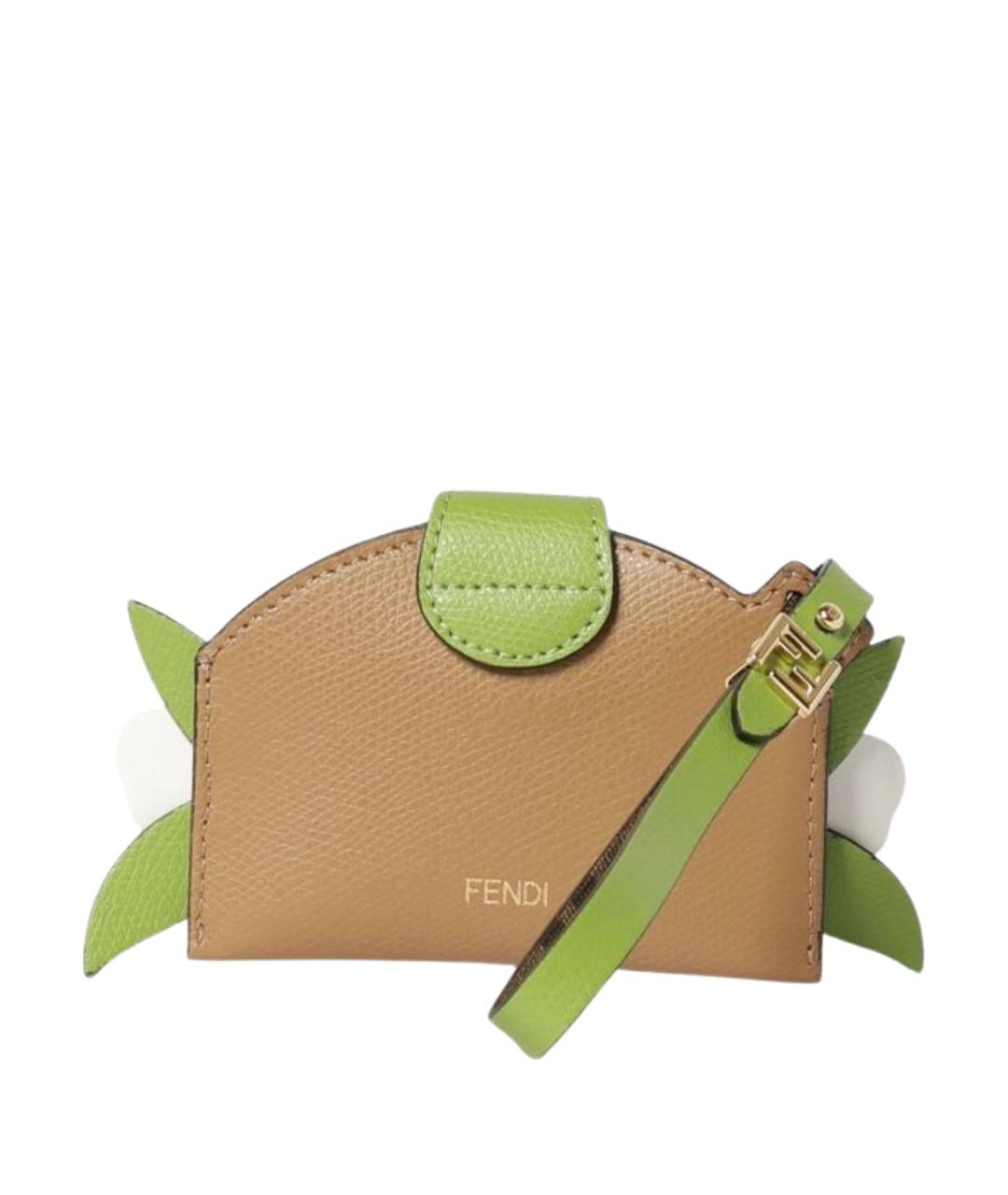 FENDI Зеленый кошелек, фото 2