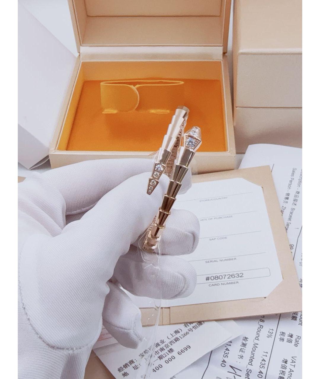 BVLGARI Золотой браслет из розового золота, фото 8