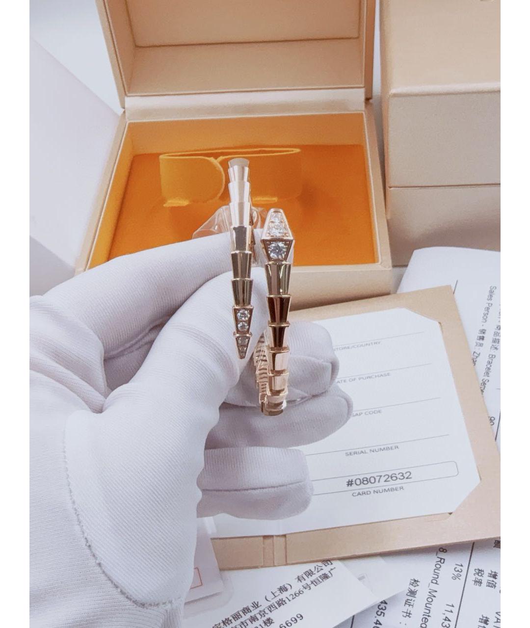 BVLGARI Золотой браслет из розового золота, фото 3