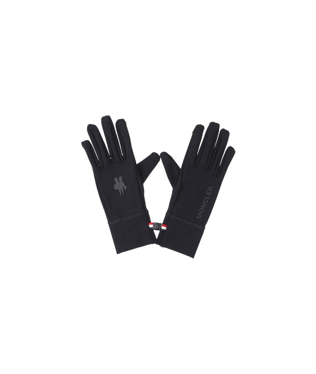 MONCLER GRENOBLE Черные перчатки, фото 1