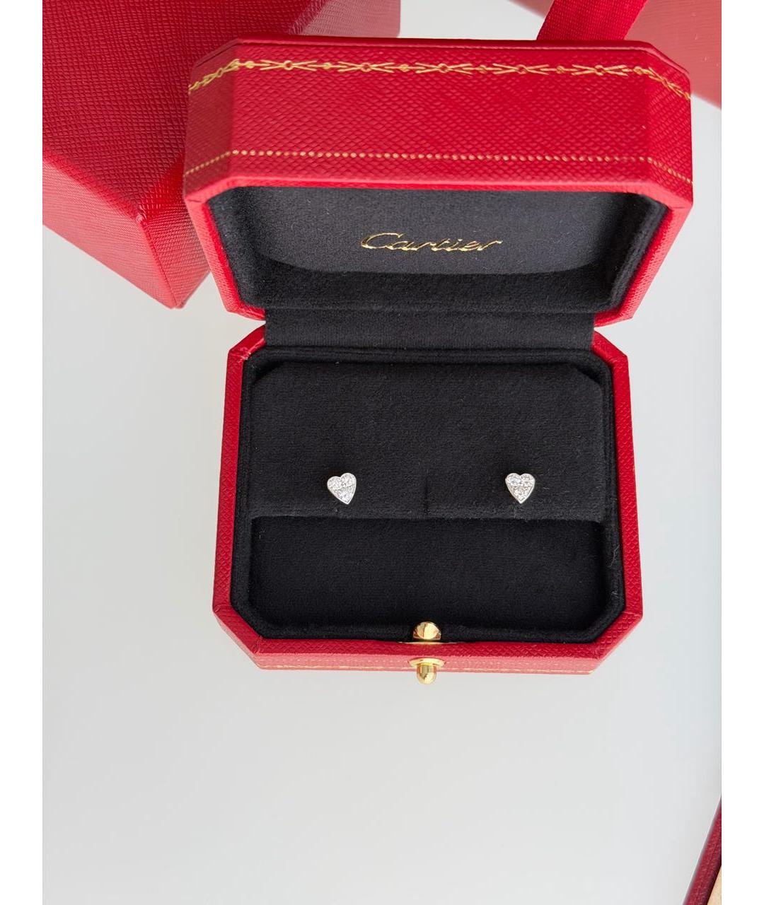 CARTIER Белые серьги, фото 6