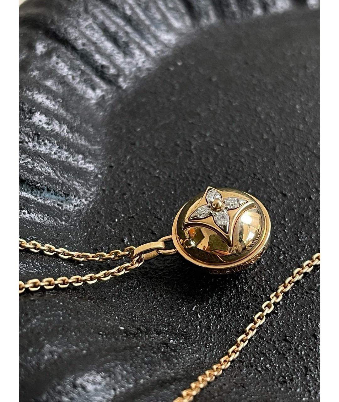 LOUIS VUITTON Золотая подвеска из розового золота, фото 4