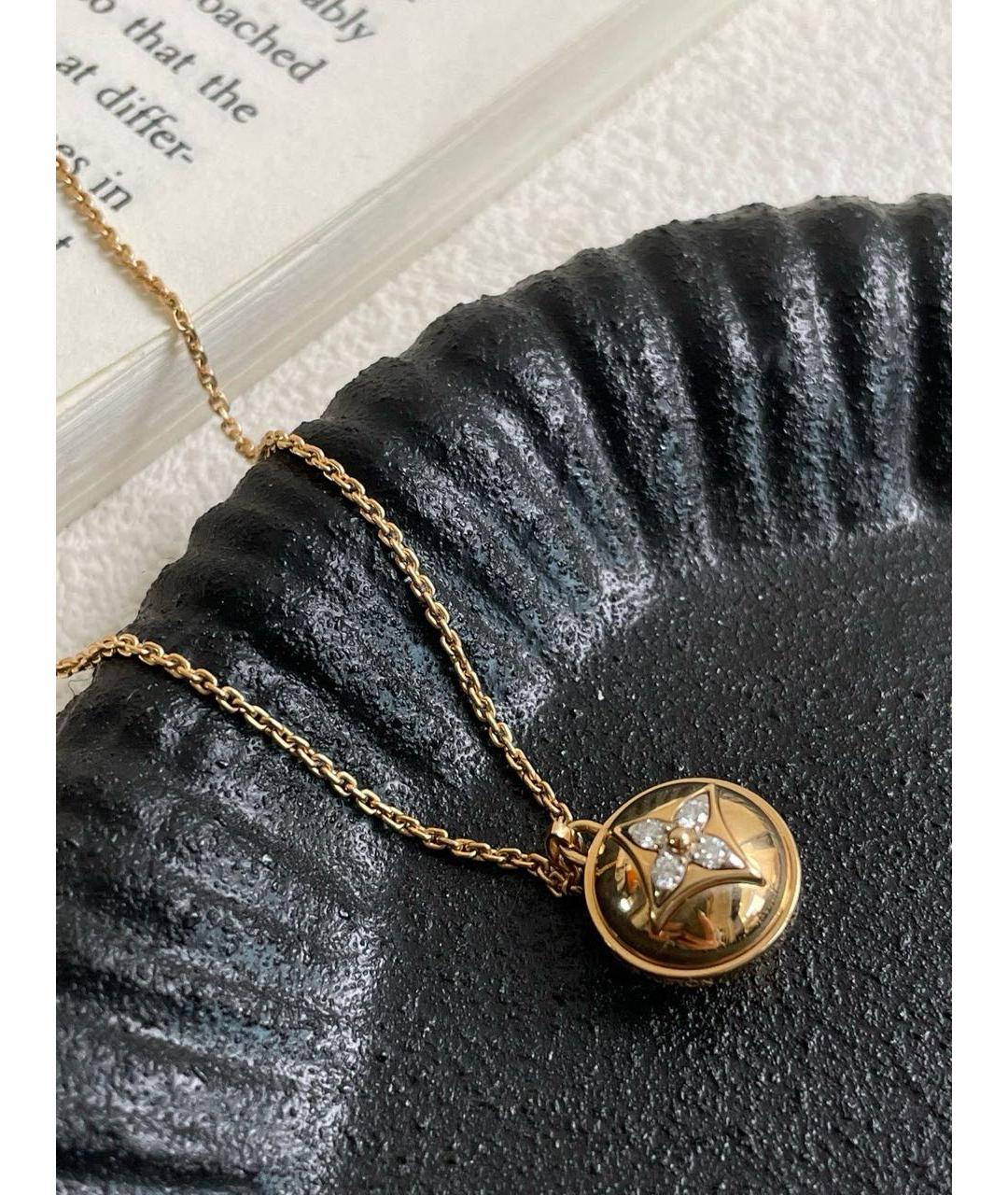 LOUIS VUITTON Золотая подвеска из розового золота, фото 2