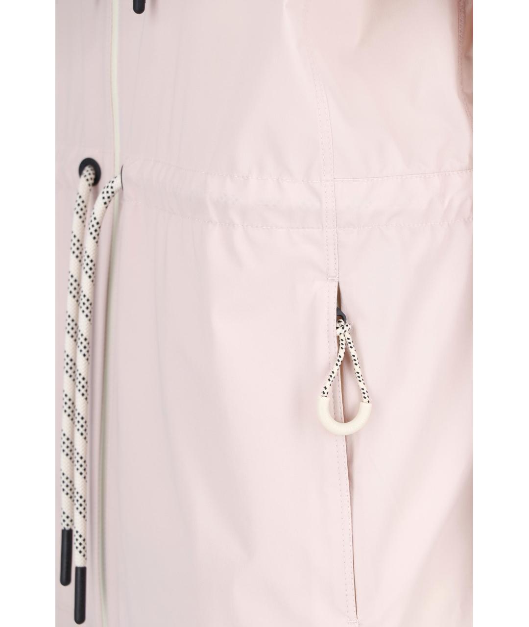 MONCLER GRENOBLE Розовая полиэстеровая куртка, фото 6