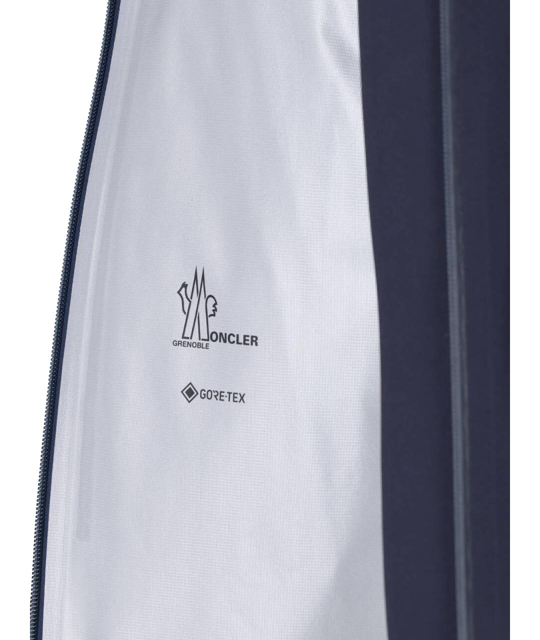 MONCLER GRENOBLE Синяя полиамидовая куртка, фото 5