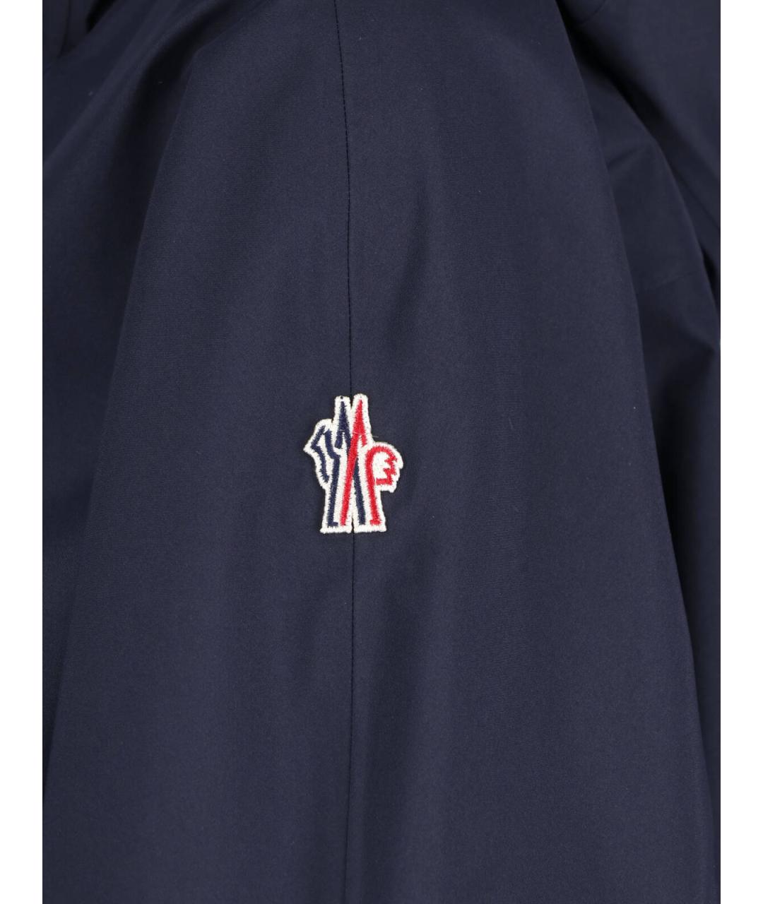 MONCLER GRENOBLE Синяя полиамидовая куртка, фото 3