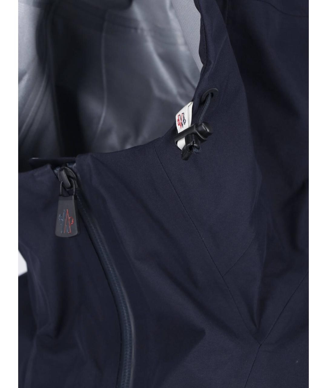 MONCLER GRENOBLE Синяя полиамидовая куртка, фото 4