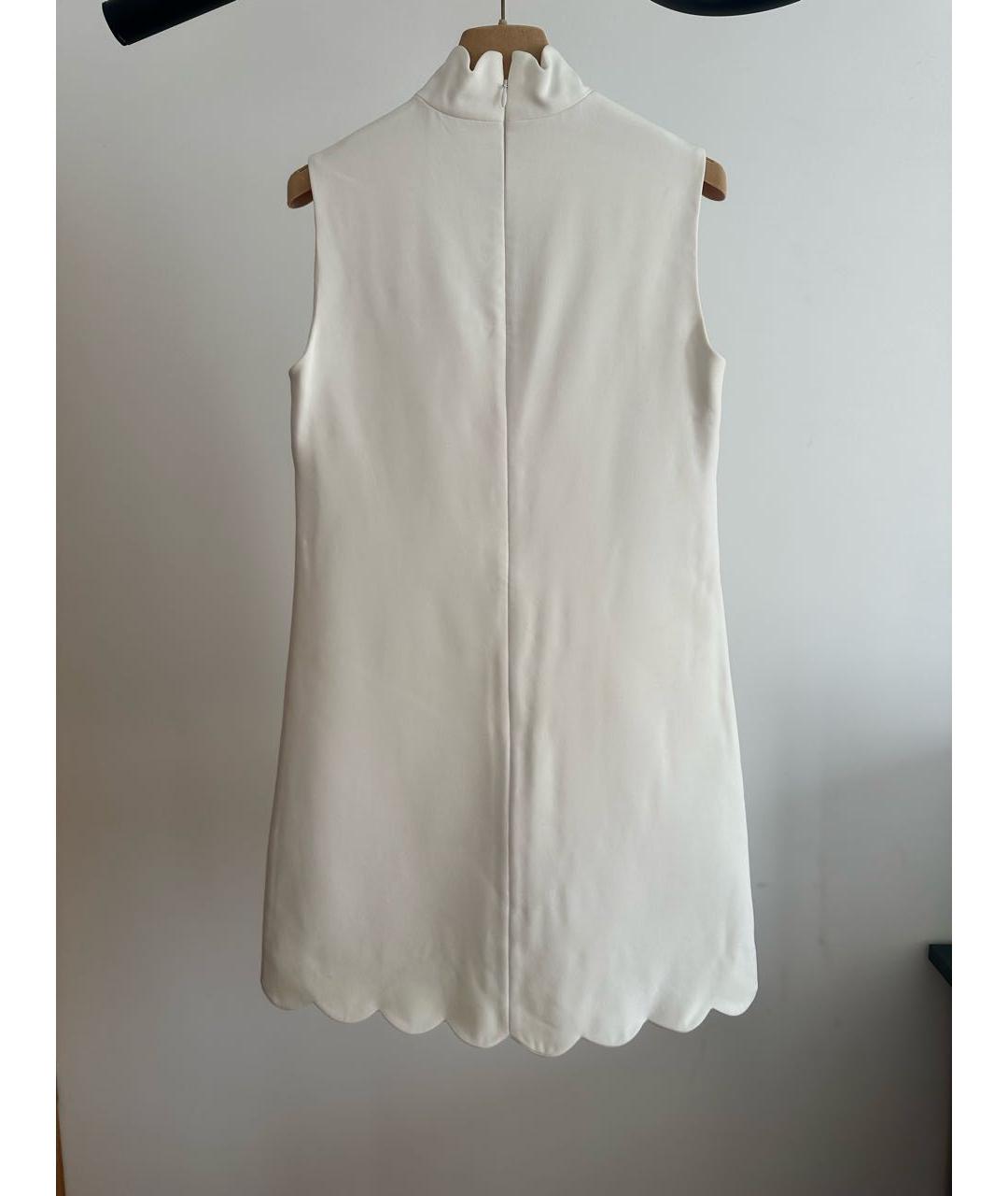 MIU MIU Белое полиэстеровое коктейльное платье, фото 2