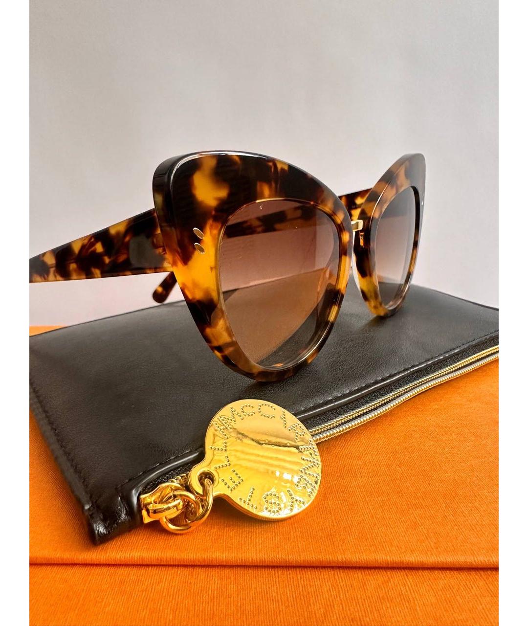 STELLA MCCARTNEY Мульти пластиковые солнцезащитные очки, фото 3