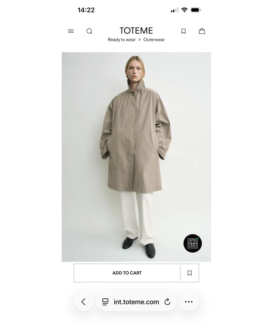 TOTEME Бежевый тренч/плащ, фото 4