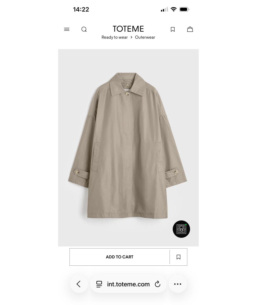 TOTEME Бежевый тренч/плащ, фото 7