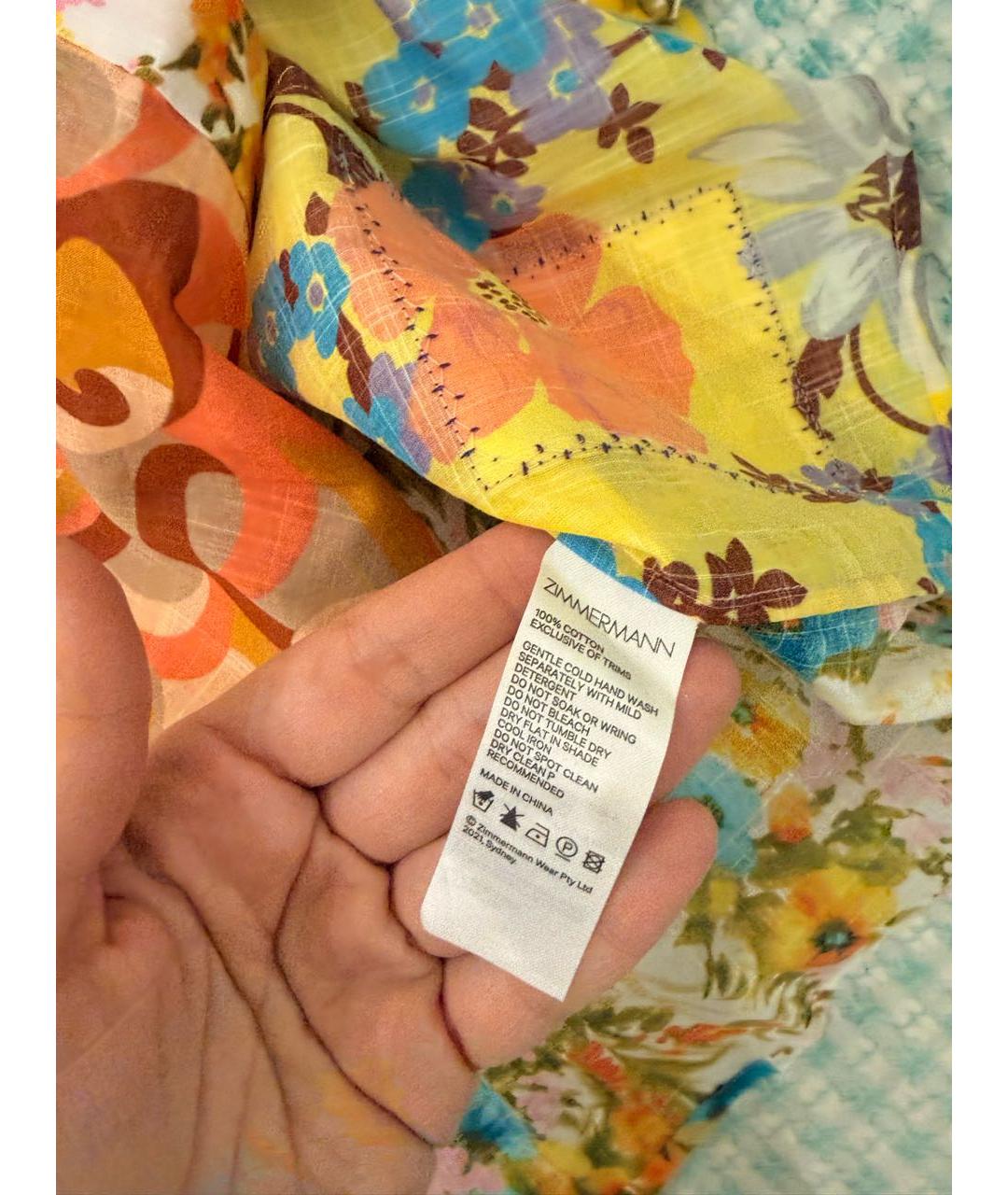 ZIMMERMANN Мульти хлопковая блузы, фото 5