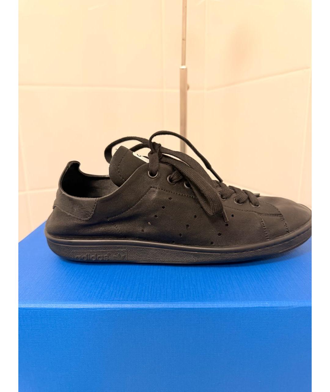 BALENCIAGA Черные кожаные кеды, фото 8