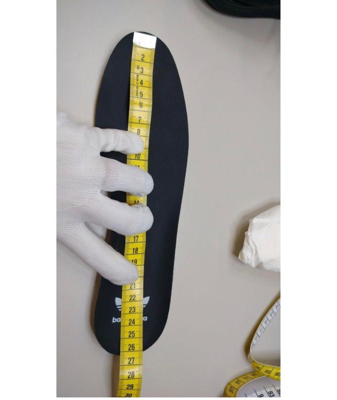 BALENCIAGA Черные кожаные кеды, фото 7