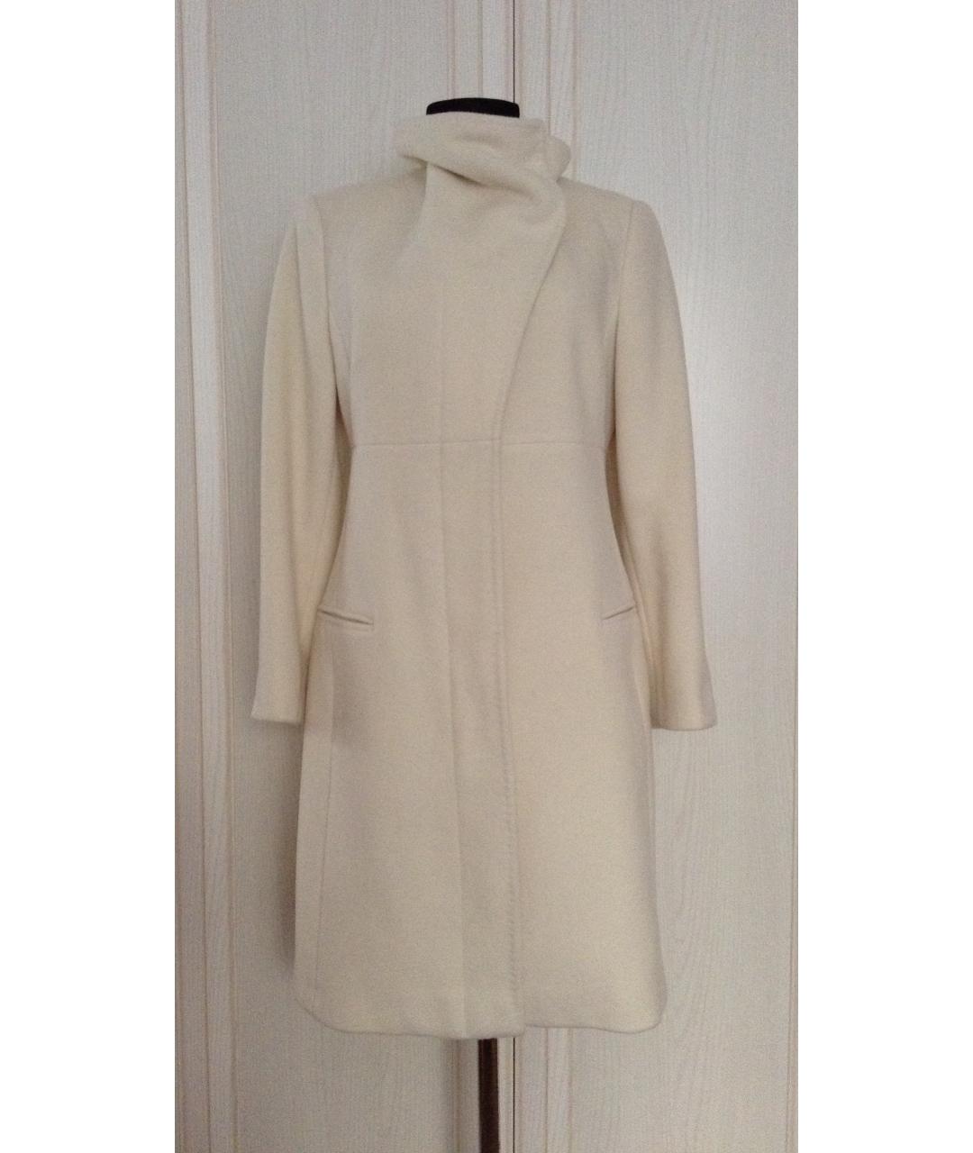 MAX&CO Белое шерстяное пальто, фото 2