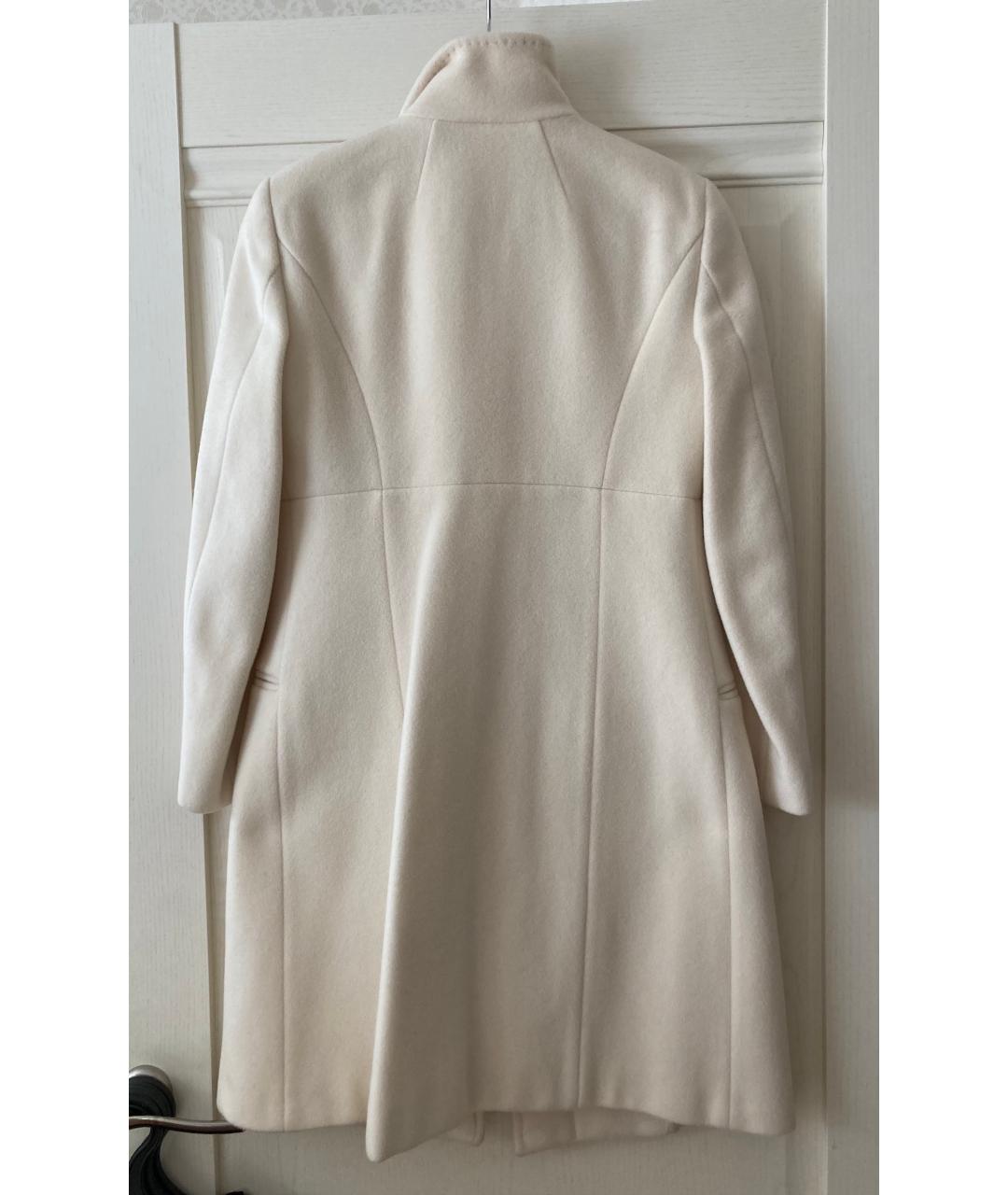 MAX&CO Белое шерстяное пальто, фото 4