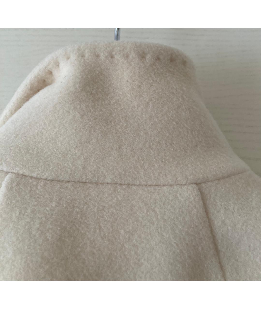 MAX&CO Белое шерстяное пальто, фото 3