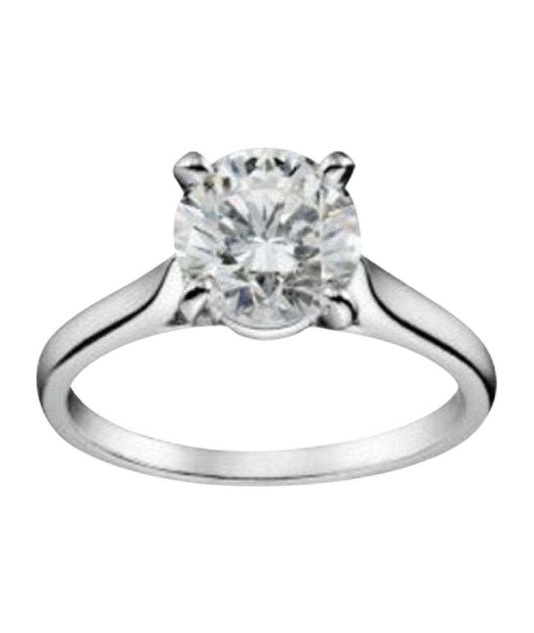 CARTIER Серебряное платиновое кольцо, фото 1
