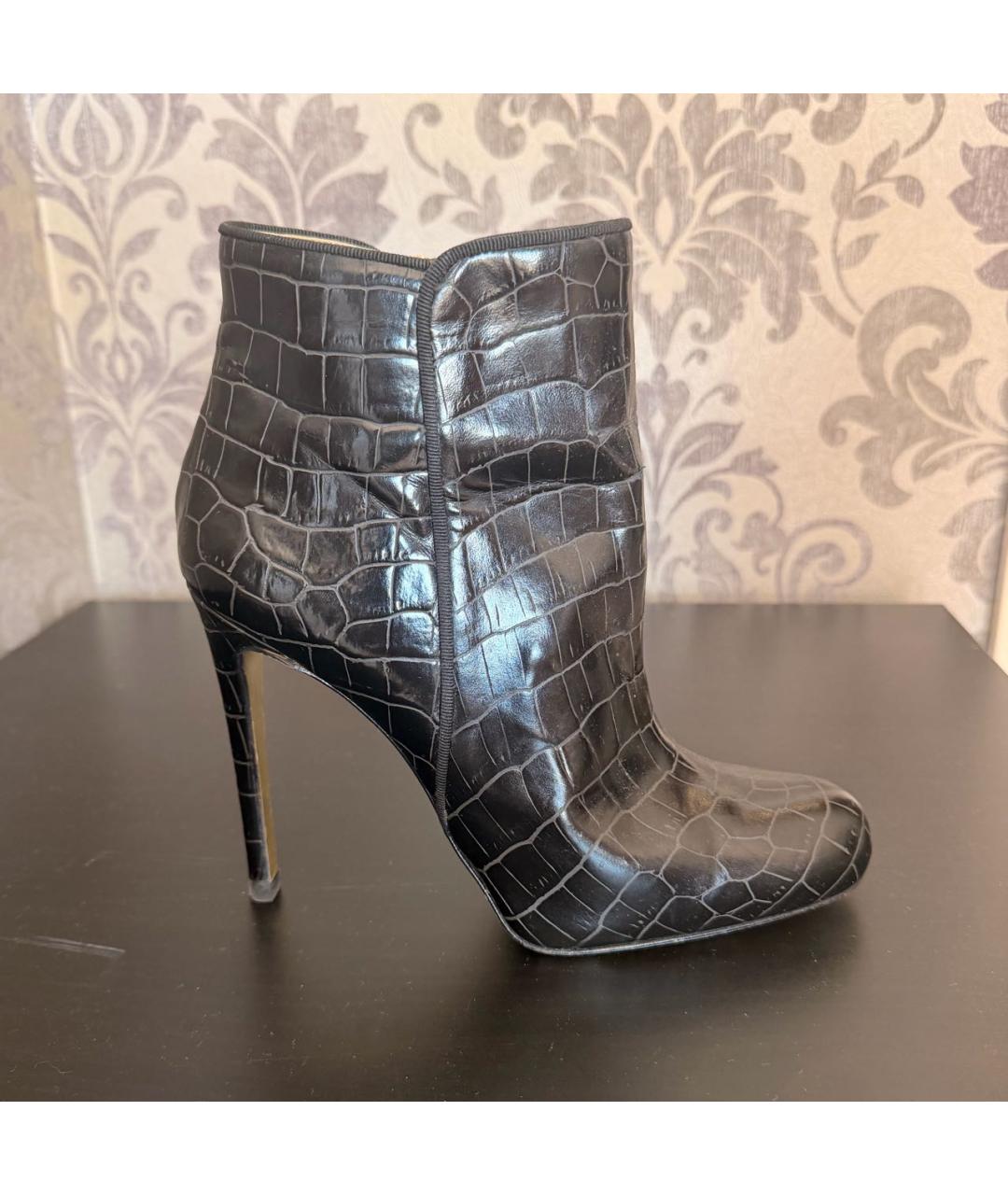 STELLA MCCARTNEY Коричневые кожаные ботильоны, фото 6