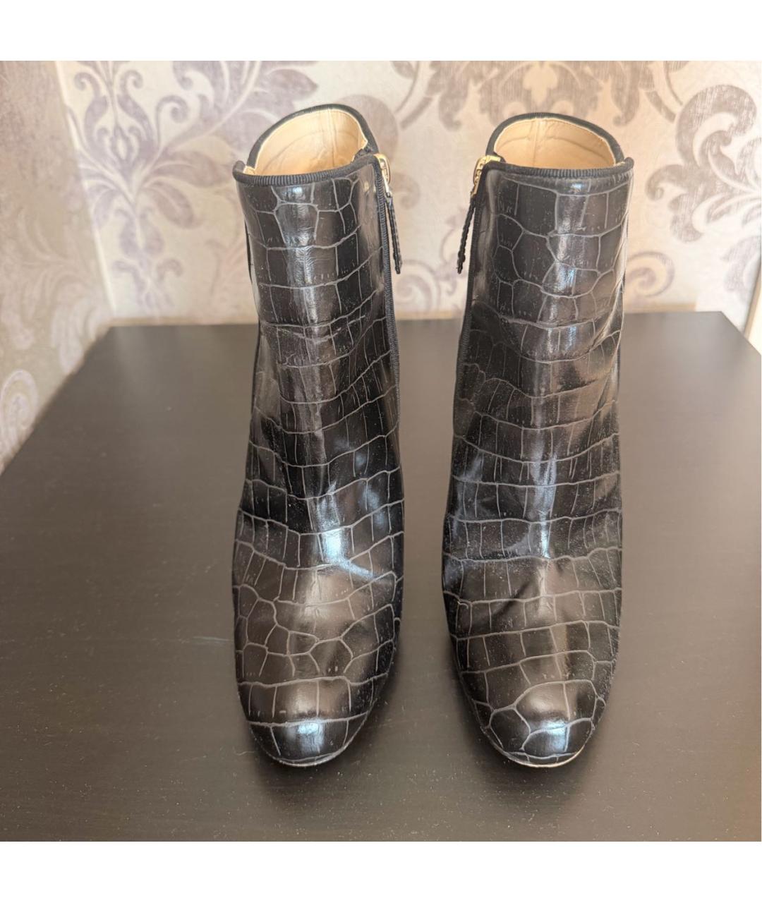 STELLA MCCARTNEY Коричневые кожаные ботильоны, фото 2