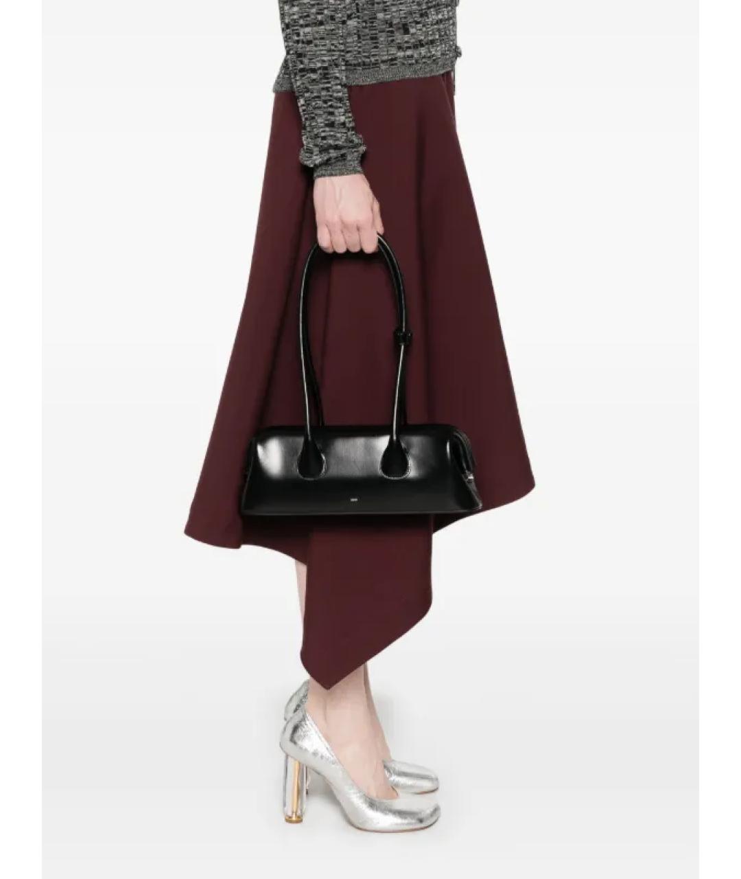 OSOI Черная кожаная сумка через плечо, фото 4