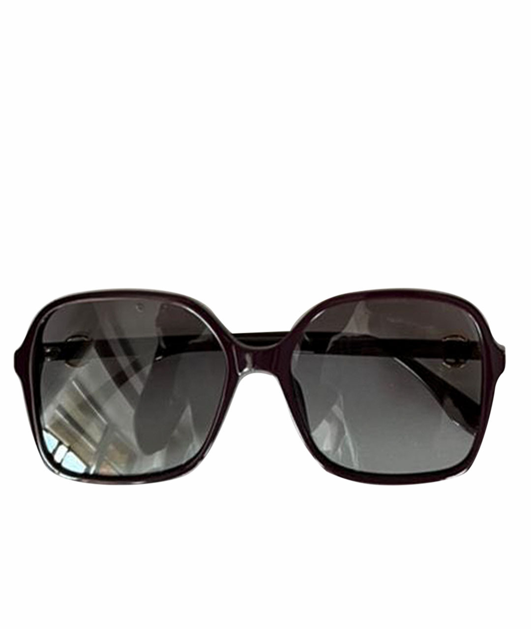 FENDI Фиолетовые пластиковые солнцезащитные очки, фото 1
