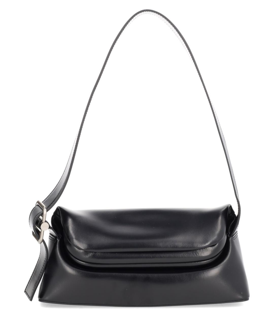 OSOI Черная кожаная сумка через плечо, фото 1