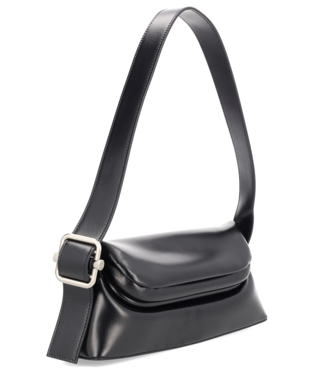 OSOI Черная кожаная сумка через плечо, фото 3