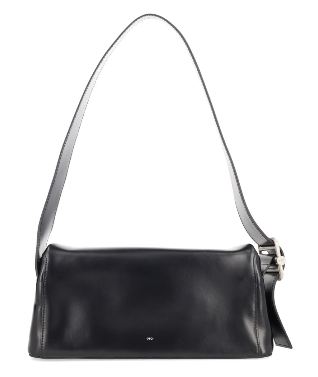 OSOI Черная кожаная сумка через плечо, фото 2