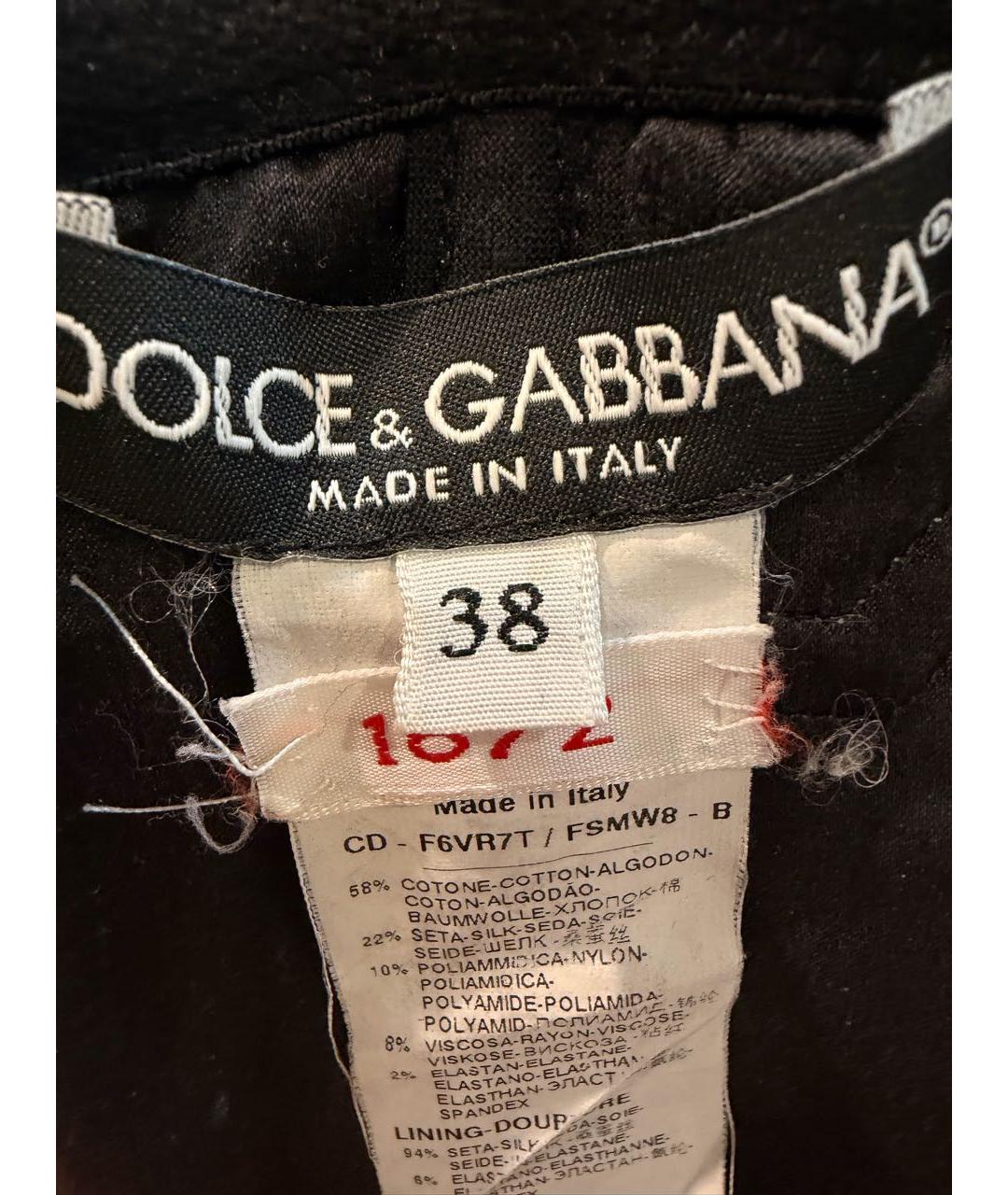 DOLCE&GABBANA Мульти хлопковое платье, фото 7