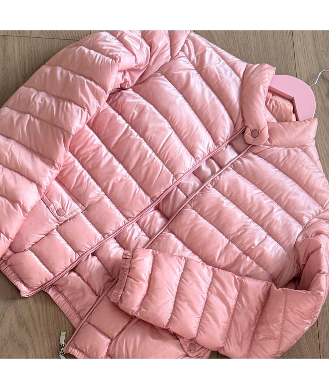 MONCLER Розовая куртка, фото 4