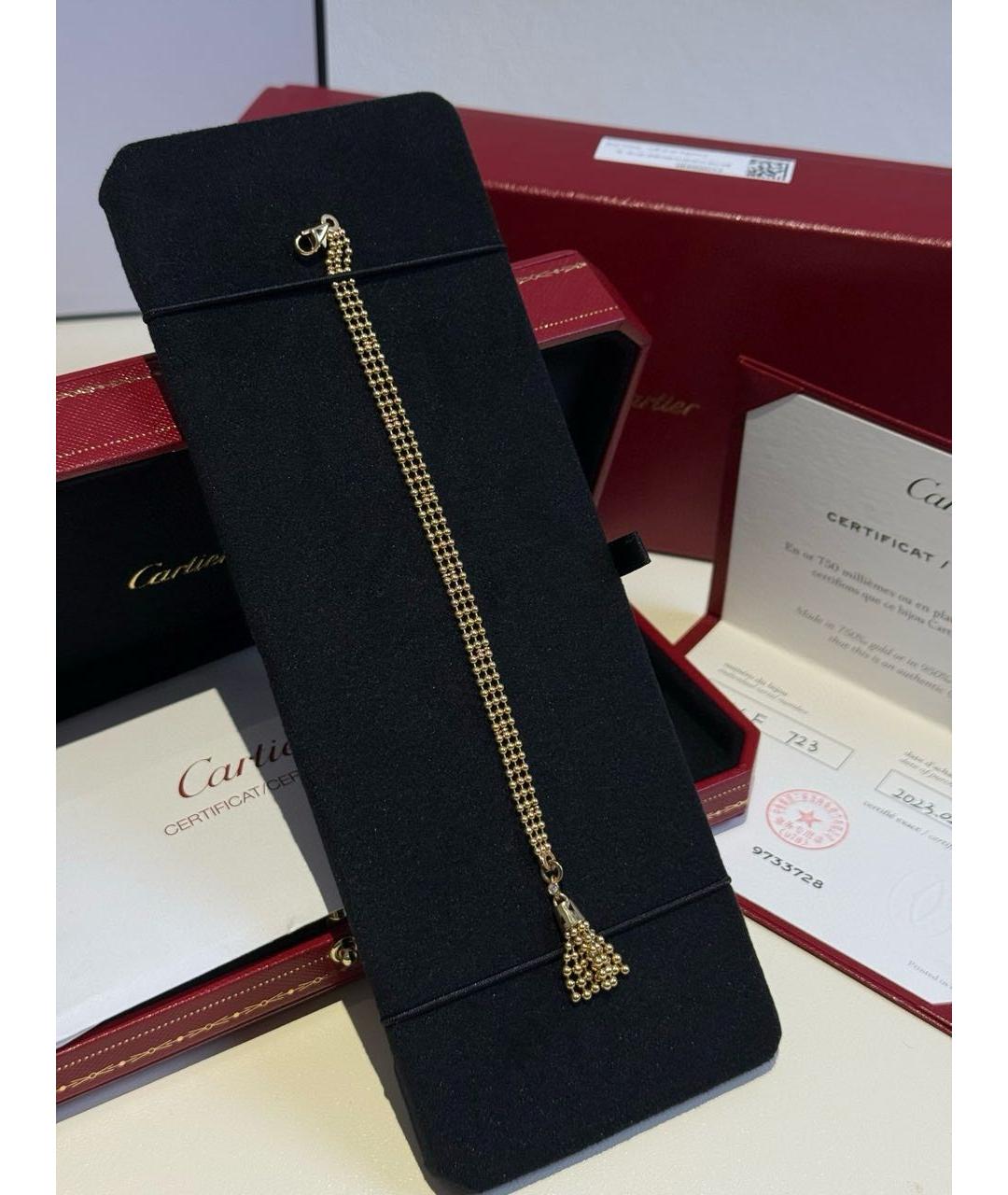 CARTIER Золотой браслет из желтого золота, фото 2