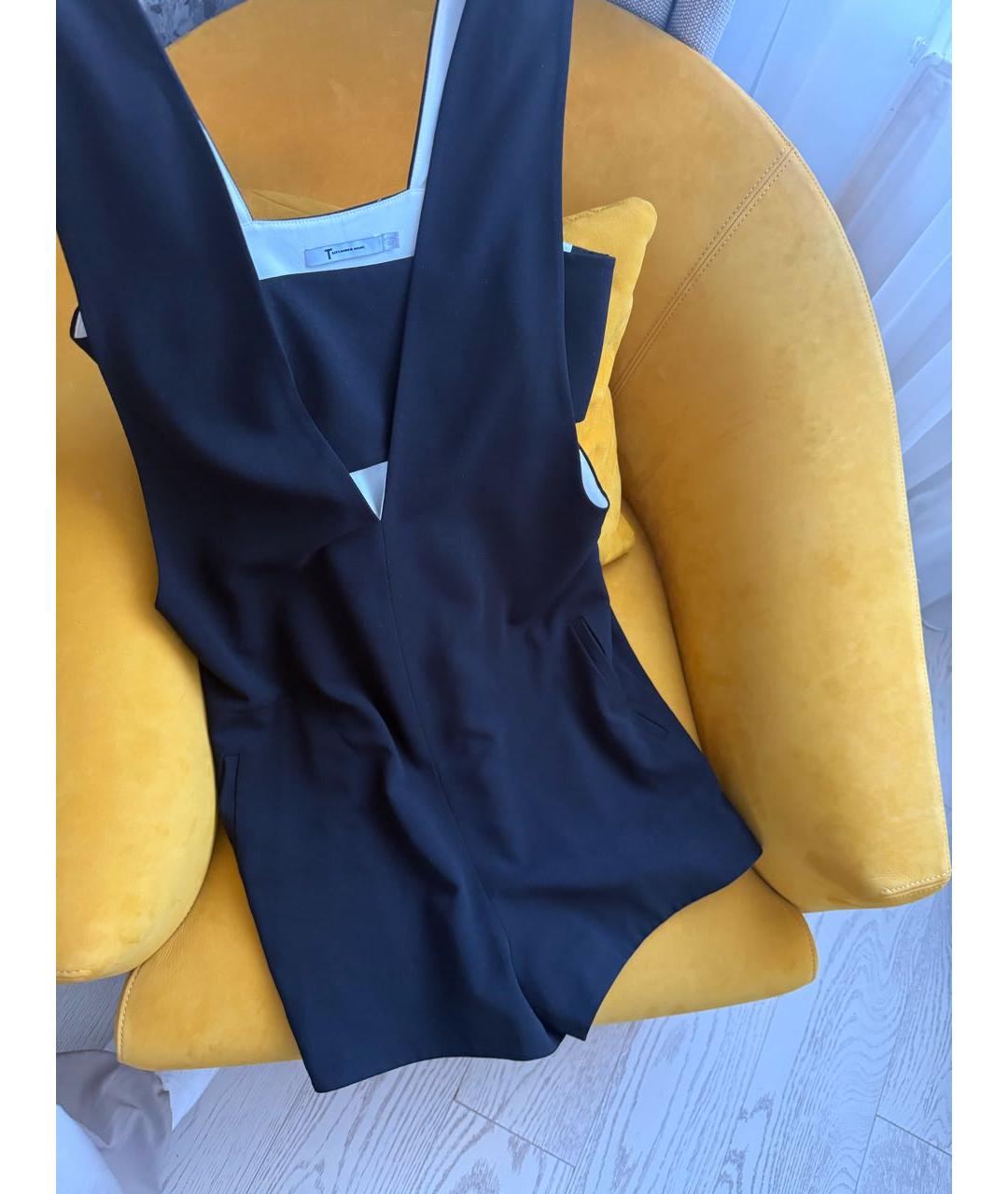 ALEXANDER WANG Черный полиэстеровый комбинезон, фото 3