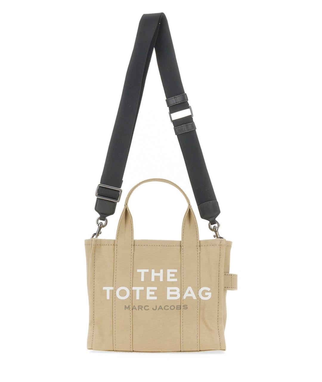 MARC JACOBS Бежевая хлопковая сумка через плечо, фото 3