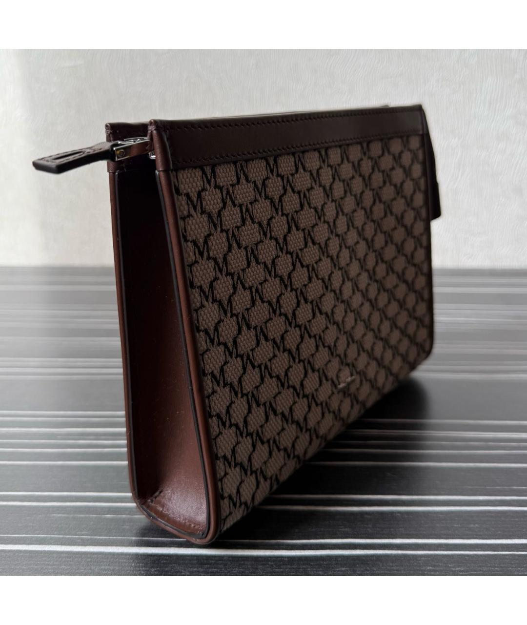 MAX MARA Коричневая тканевая сумка через плечо, фото 2