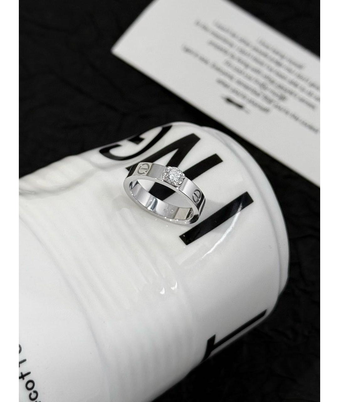 CARTIER Серебряное кольцо из белого золота, фото 6