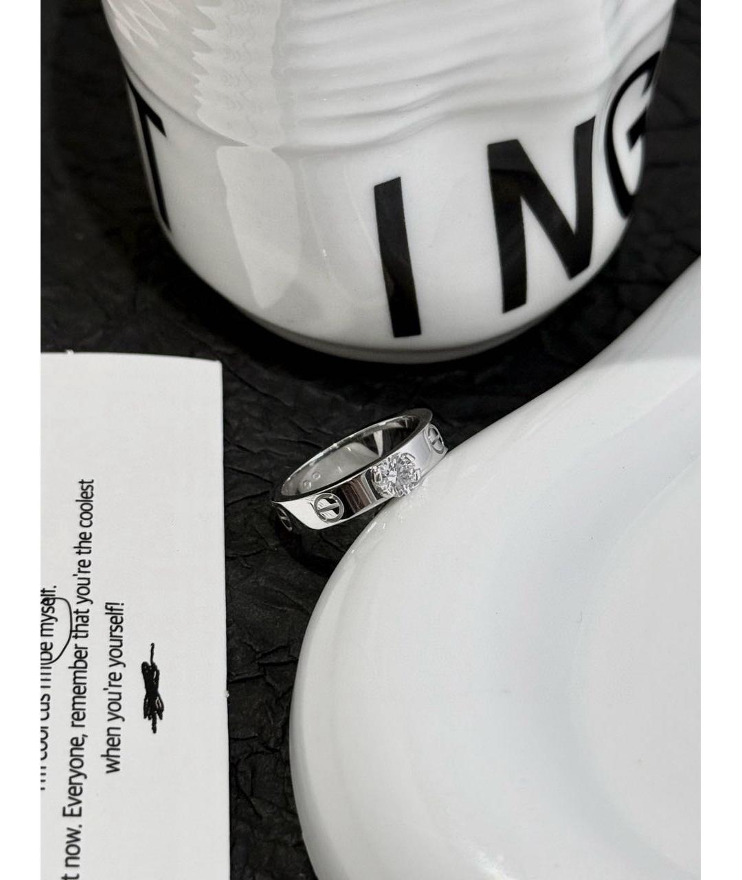 CARTIER Серебряное кольцо из белого золота, фото 3