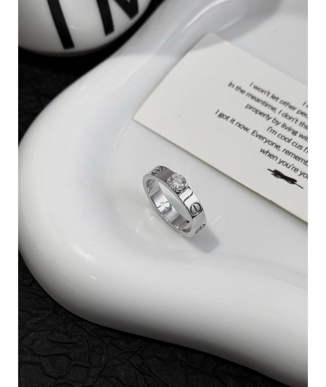 CARTIER Серебряное кольцо из белого золота, фото 2