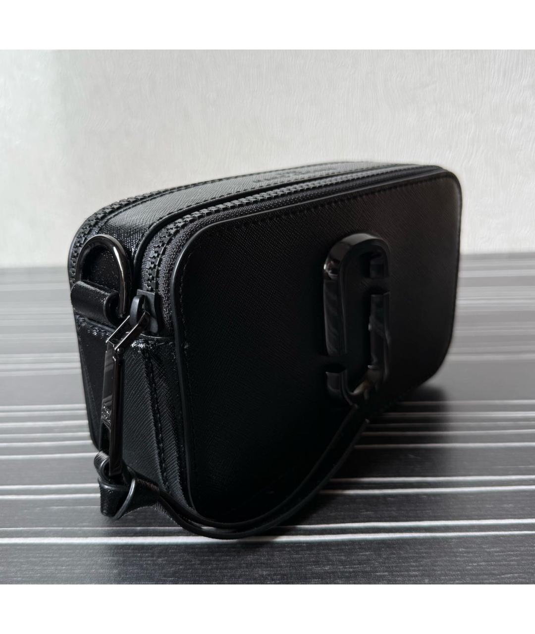 MARC JACOBS Черная кожаная сумка через плечо, фото 2