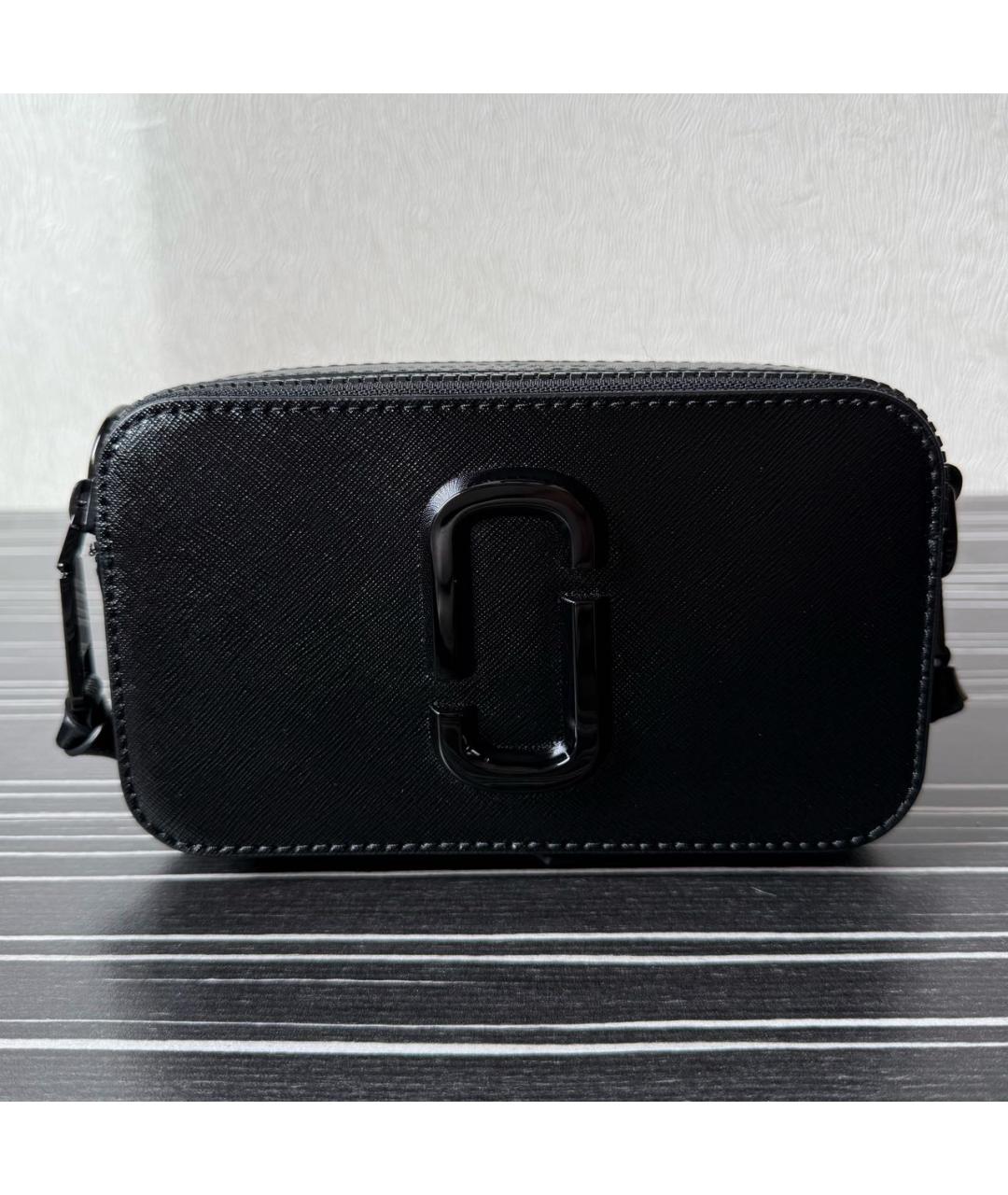 MARC JACOBS Черная кожаная сумка через плечо, фото 6