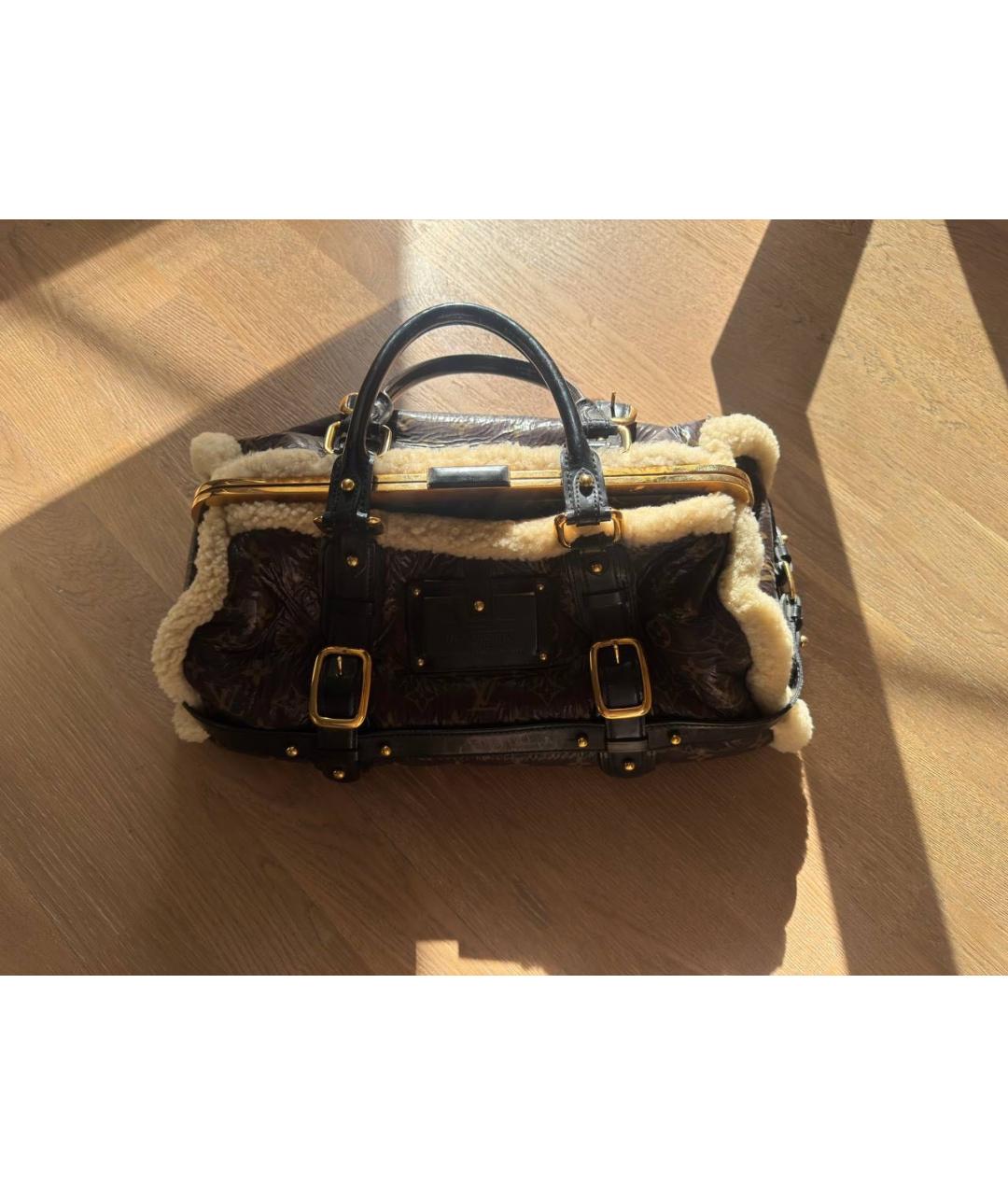 LOUIS VUITTON Коричневая сумка тоут, фото 9