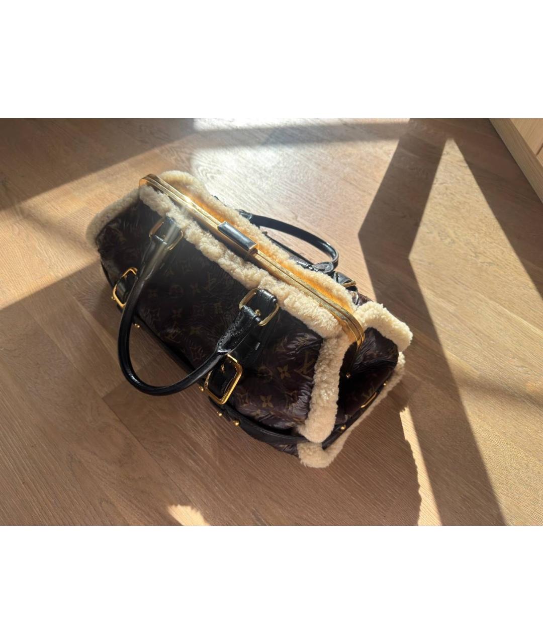 LOUIS VUITTON Коричневая сумка тоут, фото 8