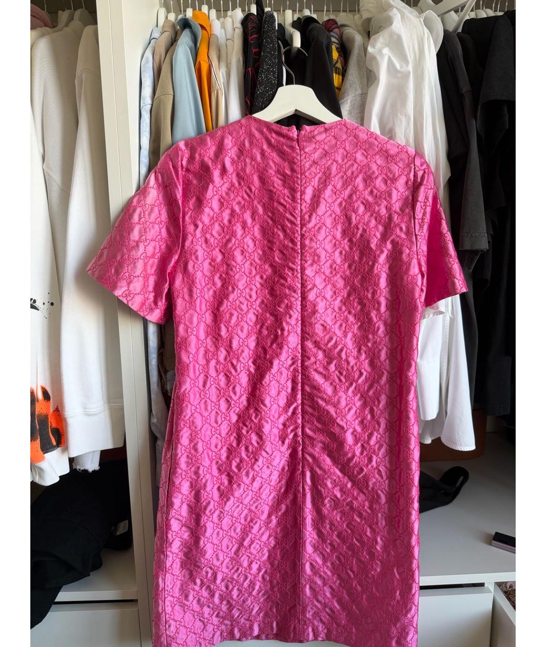 GUCCI Розовое платье, фото 2