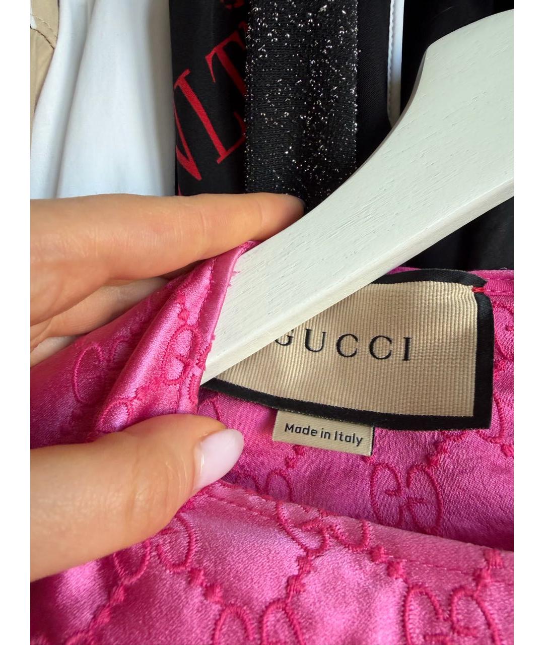 GUCCI Розовое платье, фото 4