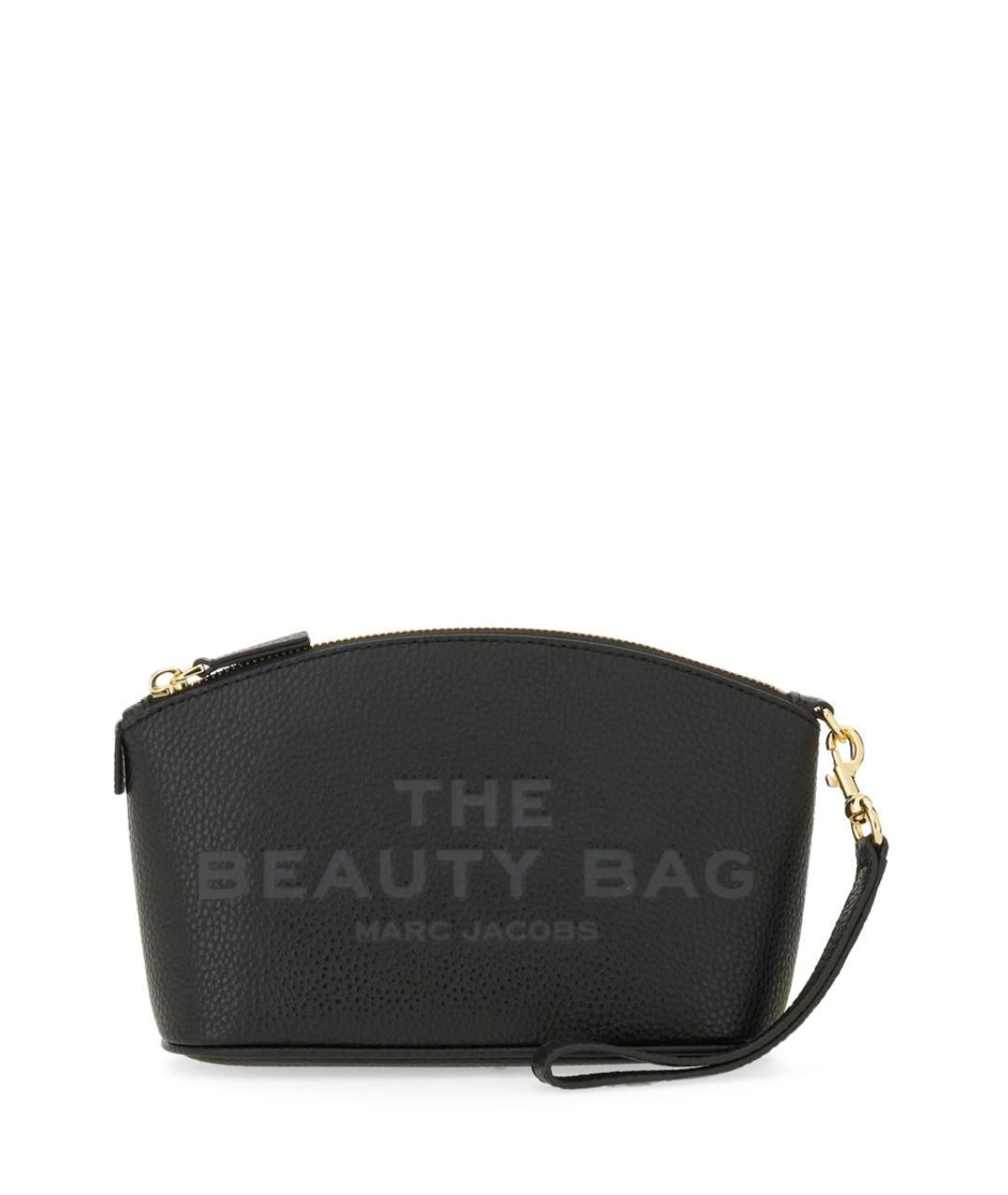 MARC JACOBS Черная кожаная косметичка, фото 1
