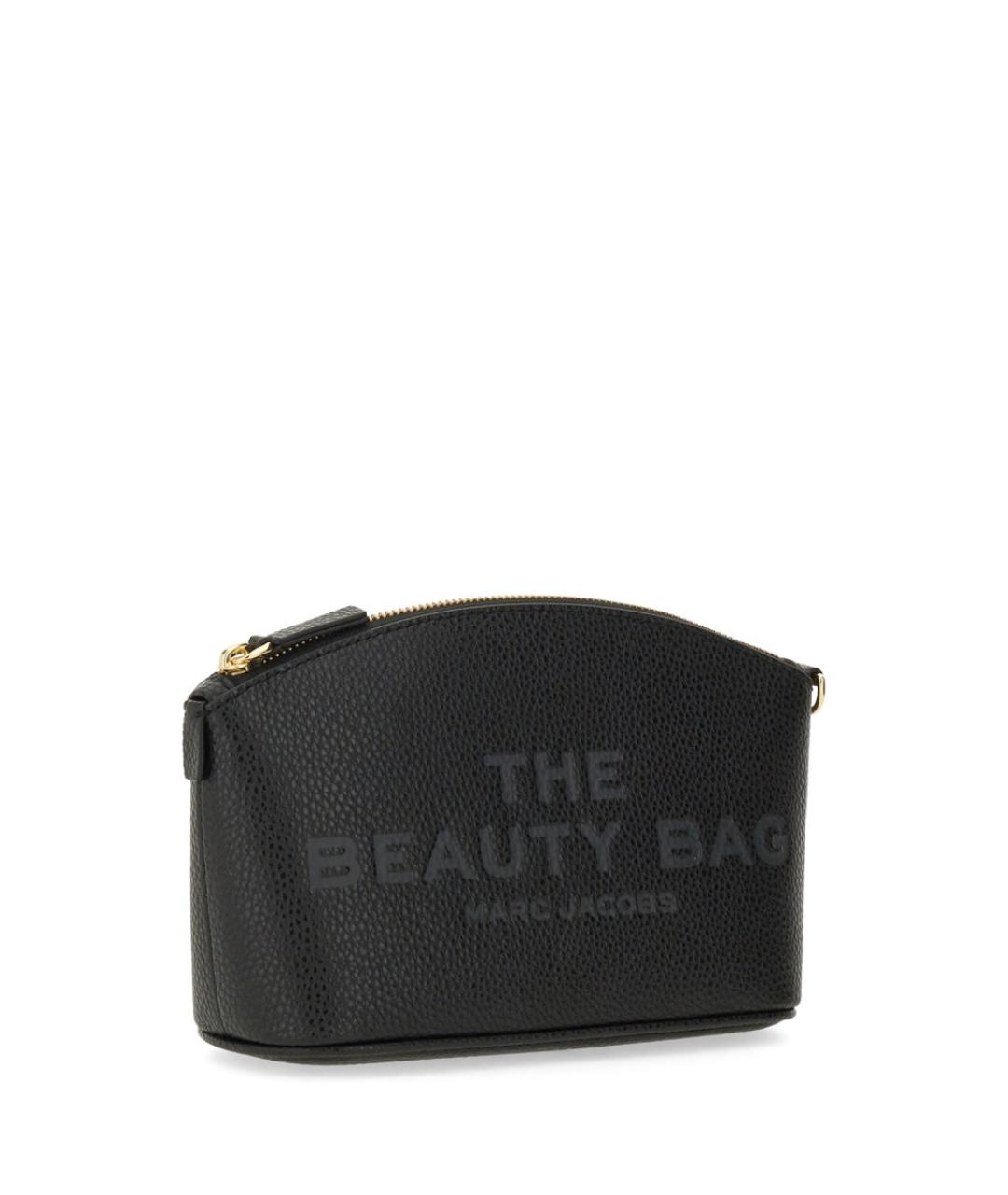 MARC JACOBS Черная кожаная косметичка, фото 4